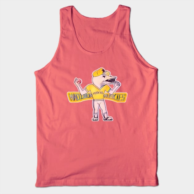 Madison Muskies Baseball Tank Top by Kitta’s Shop